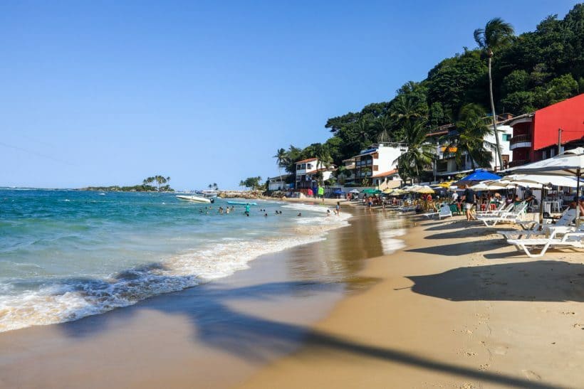 primeira praia de Morro de São Paulo