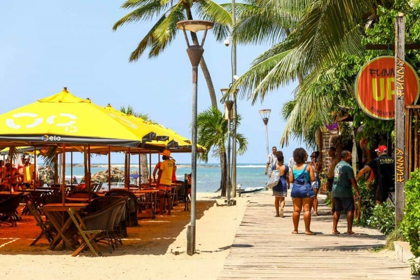 Segunda praia de Morro de São Paulo